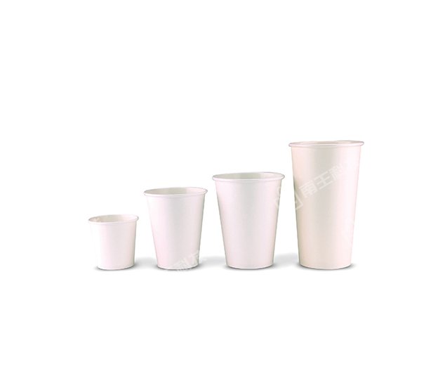 单层热杯——白色一次性环保小纸杯
