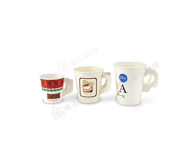 单层热杯——奶茶杯咖啡杯含手柄防烫纸杯
