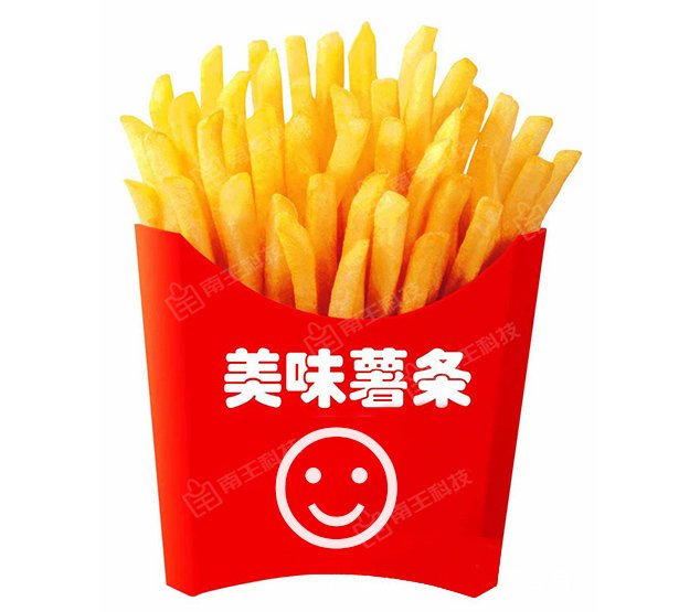 薯条盒——红色笑脸爆款薯条盒